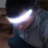 guy using Everlyte Headlamp